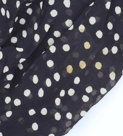 Part Two Women’s Black Polka Dot Knee Length Shift Dress UK 8