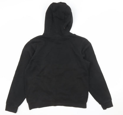 Lacoste Sport Men’s Black Pullover Hoodie M Regular Fit Cotton Blend