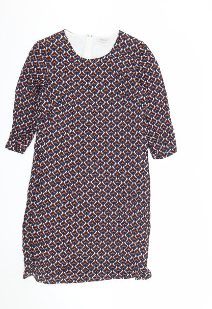 Great Plains Women's Multicoloured XS Shift Dress Geometric Print