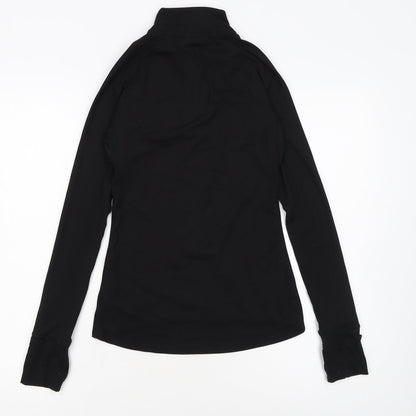USA Pro Women's Black Half Zip Pullover Sweatshirt Size 6