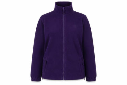 Mountain Essentials Women's Purple Fleece Full Zip Jacket UK 12