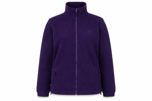 Mountain Essentials Women's Purple Fleece Full Zip Jacket UK 12
