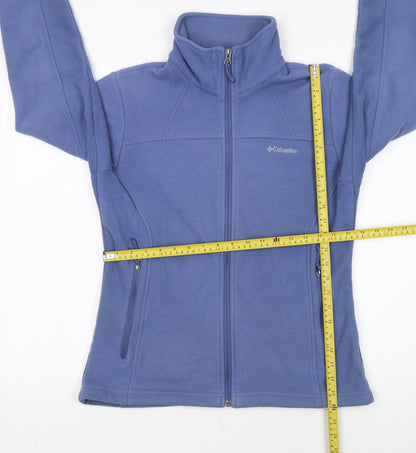 Columbia Men's Blue Fleece Full Zip Jacket Size M Outdoor Hiking