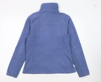 Columbia Men's Blue Fleece Full Zip Jacket Size M Outdoor Hiking