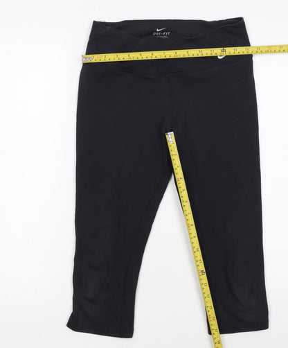 Nike Women's Black Dri-Fit Capri Leggings Size S