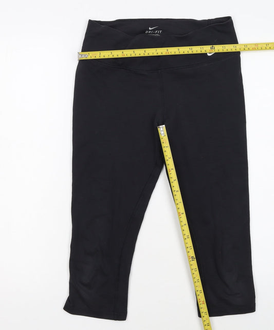Nike Women's Black Dri-Fit Capri Leggings Size S
