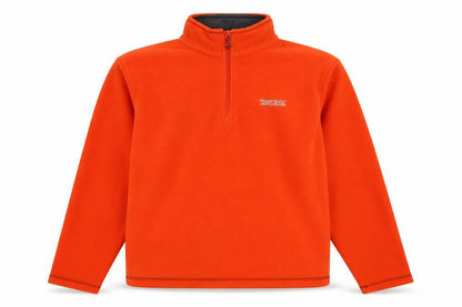 Regatta Mens Orange Fleece Sweatshirt XL Half Zip Outdoor Pullover