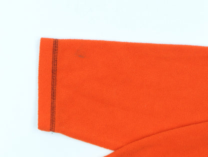 Regatta Mens Orange Fleece Sweatshirt XL Half Zip Outdoor Pullover