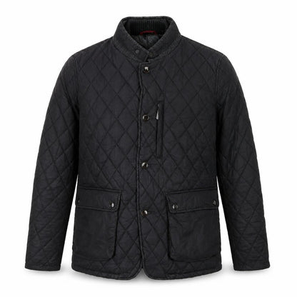 Ted Baker Men's Black Quilted Cotton Jacket 2XL