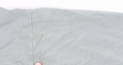 A Postcard from Brighton Womens Grey Silver Heart Pullover Sweatshirt Size S