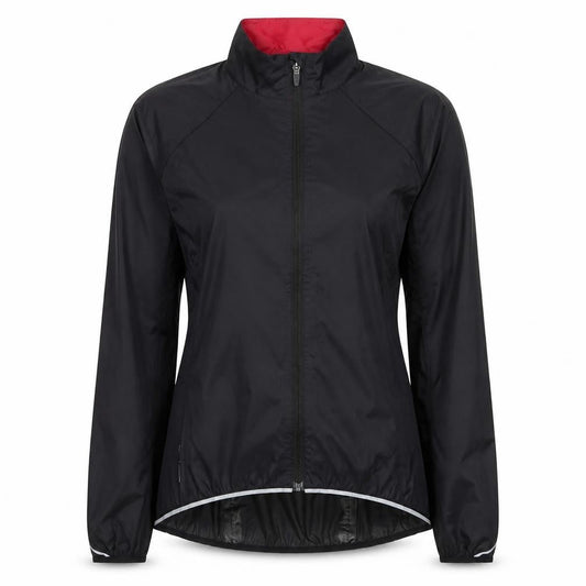 Decathlon Women's Black XS Windbreaker Waterproof Cycling Jacket