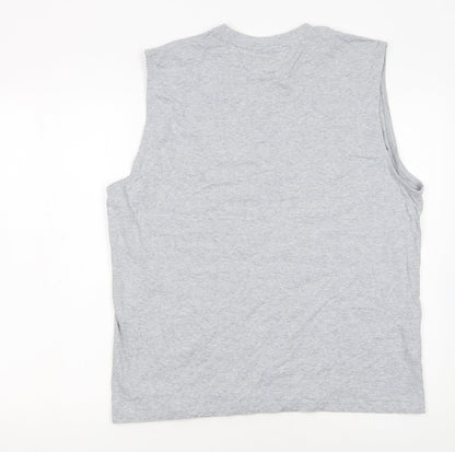 Gymshark Men's Grey XL Sleeveless Tank Top Athletic Fit