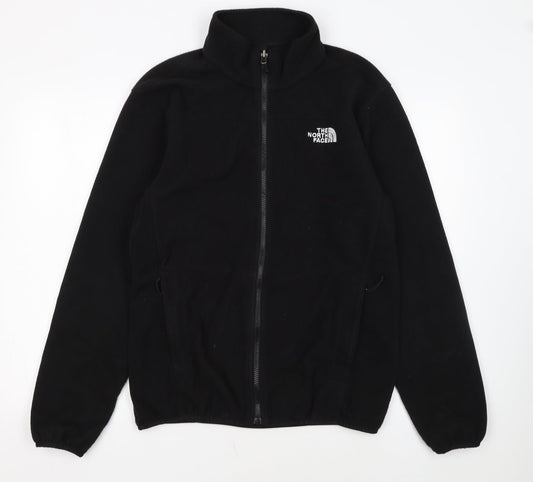 The North Face Mens Black Full Zip Fleece Jacket Size M