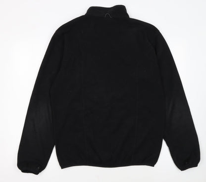 The North Face Mens Black Full Zip Fleece Jacket Size M