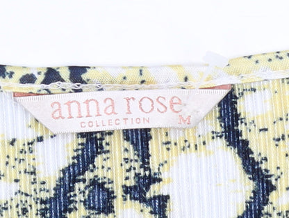 Anna Rose Women's Multicoloured Short Sleeve Stretch T-Shirt Medium