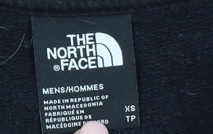 The North Face Men’s Black XS Full Zip Hoodie Cotton Fleece