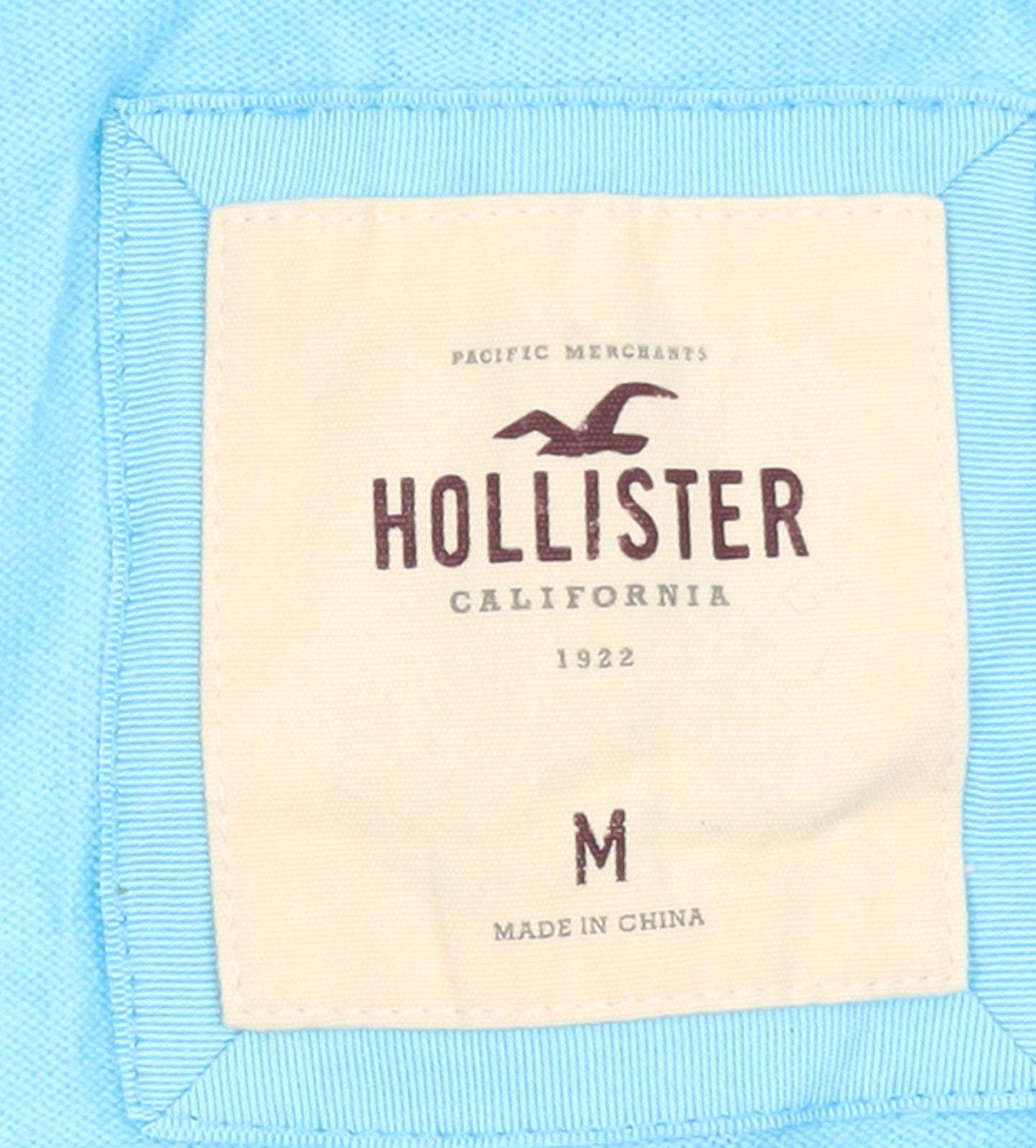 Hollister Women's Blue Cotton Blend Cardigan M V-Neck Knit