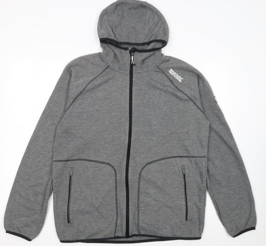Regatta Men's Grey XL Full Zip Hoodie Outdoor Lightweight