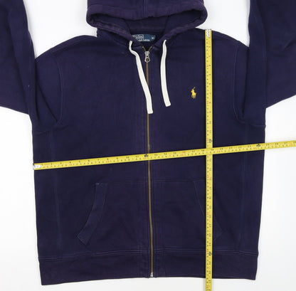 Polo Ralph Lauren Men's Blue Full Zip Hoodie XL Classic Fleece