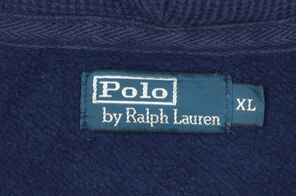 Polo Ralph Lauren Men's Blue Full Zip Hoodie XL Classic Fleece