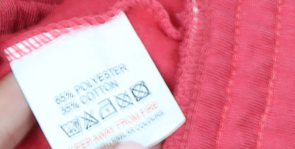 LA Gear Womens Pink Full Zip Hoodie Size 18 Classic Fit