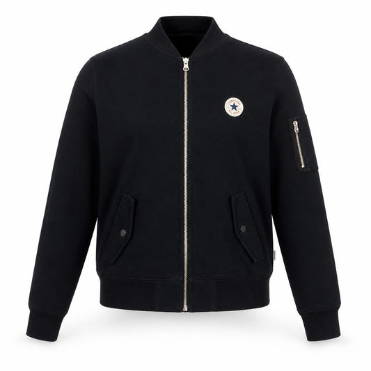 Converse Women’s Black XS Full Zip Sweatshirt Jacket