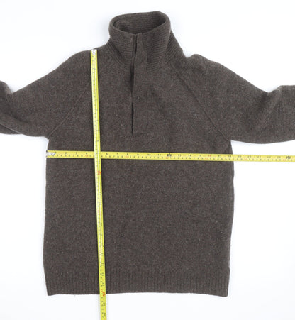 Gap Mens Brown Wool High Neck Pullover Jumper Size M