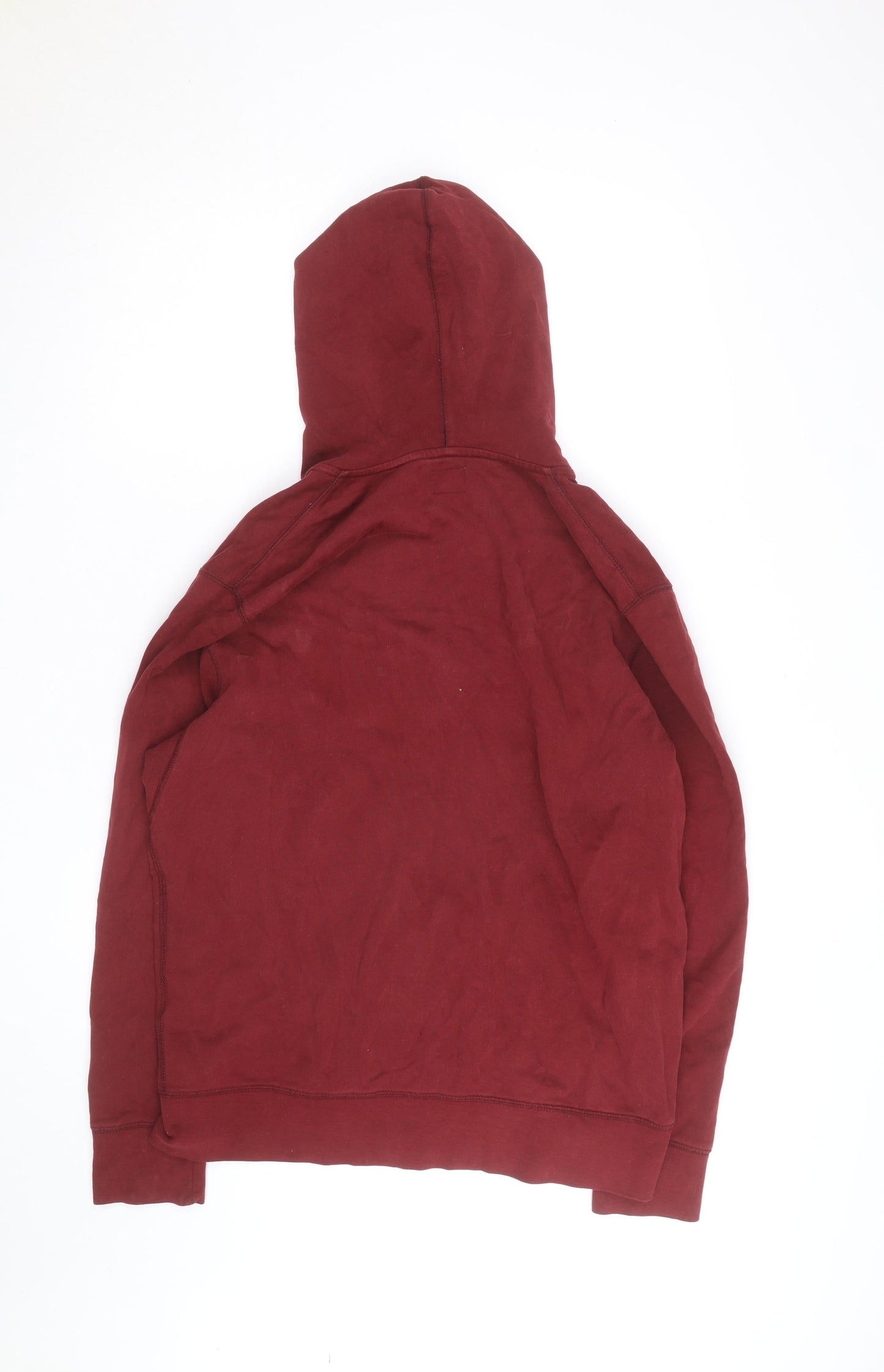 Levi's Men's Red Full Zip Hoodie Size L Cotton Fleece