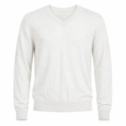 Banana Republic Men’s Beige Silk Linen V-Neck Jumper XS