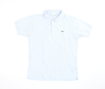 Lacoste Men's Blue Classic Fit Cotton Polo Shirt Size M