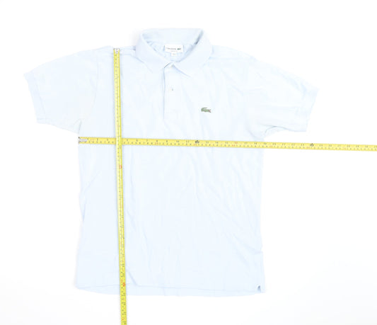 Lacoste Men's Blue Classic Fit Cotton Polo Shirt Size M