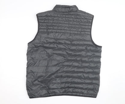 Marks and Spencer Men's Grey Puffer Gilet Waistcoat Size L
