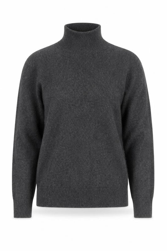 Banana Republic Women’s Grey Cashmere Roll Neck Jumper XS