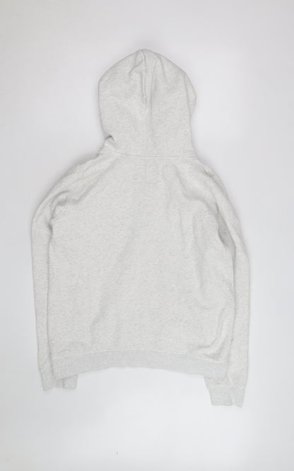 Jack Wills Women's Grey Pullover Hoodie Size 12 Cotton Blend Casual