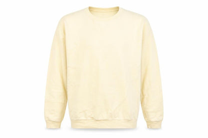 Lands' End Men's Beige Cotton V-Neck Sweatshirt L Tall