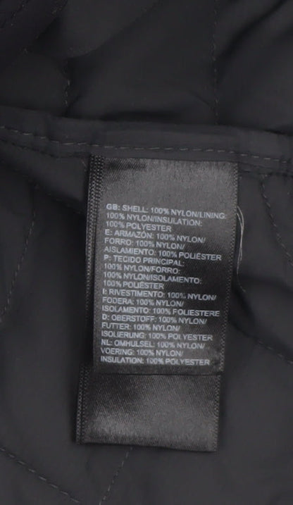 The North Face Men's Black M Quilted Hooded Puffer Jacket