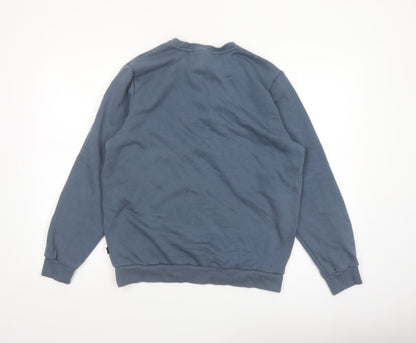 Puma Men's Blue Crew Neck Pullover Sweatshirt Size M