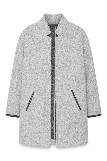 Marks and Spencer Women's Grey Mid-Length Overcoat Size 16