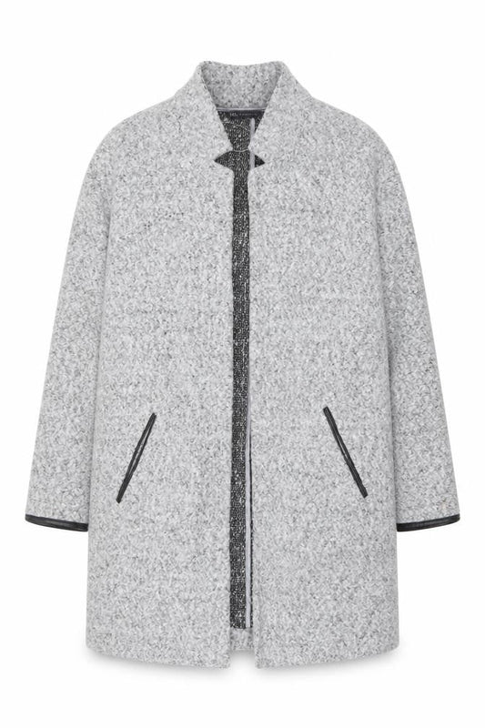 Marks and Spencer Women's Grey Mid-Length Overcoat Size 16
