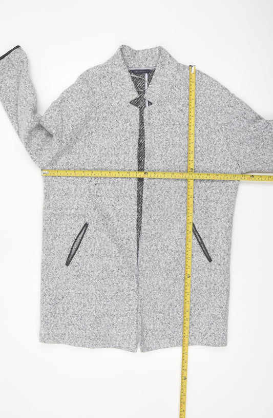 Marks and Spencer Women's Grey Mid-Length Overcoat Size 16