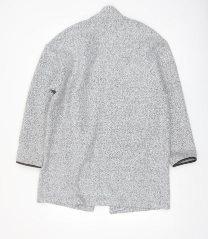 Marks and Spencer Women's Grey Mid-Length Overcoat Size 16