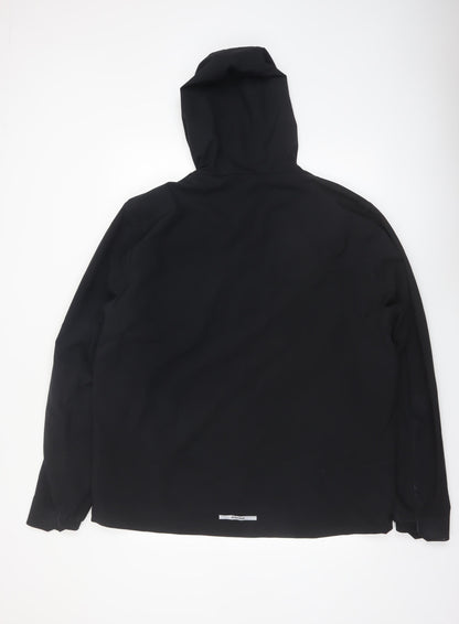 Montirex Men's Black 2XL Softshell Hooded Jacket
