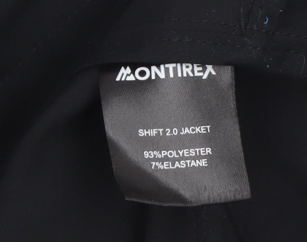 Montirex Men's Black 2XL Softshell Hooded Jacket