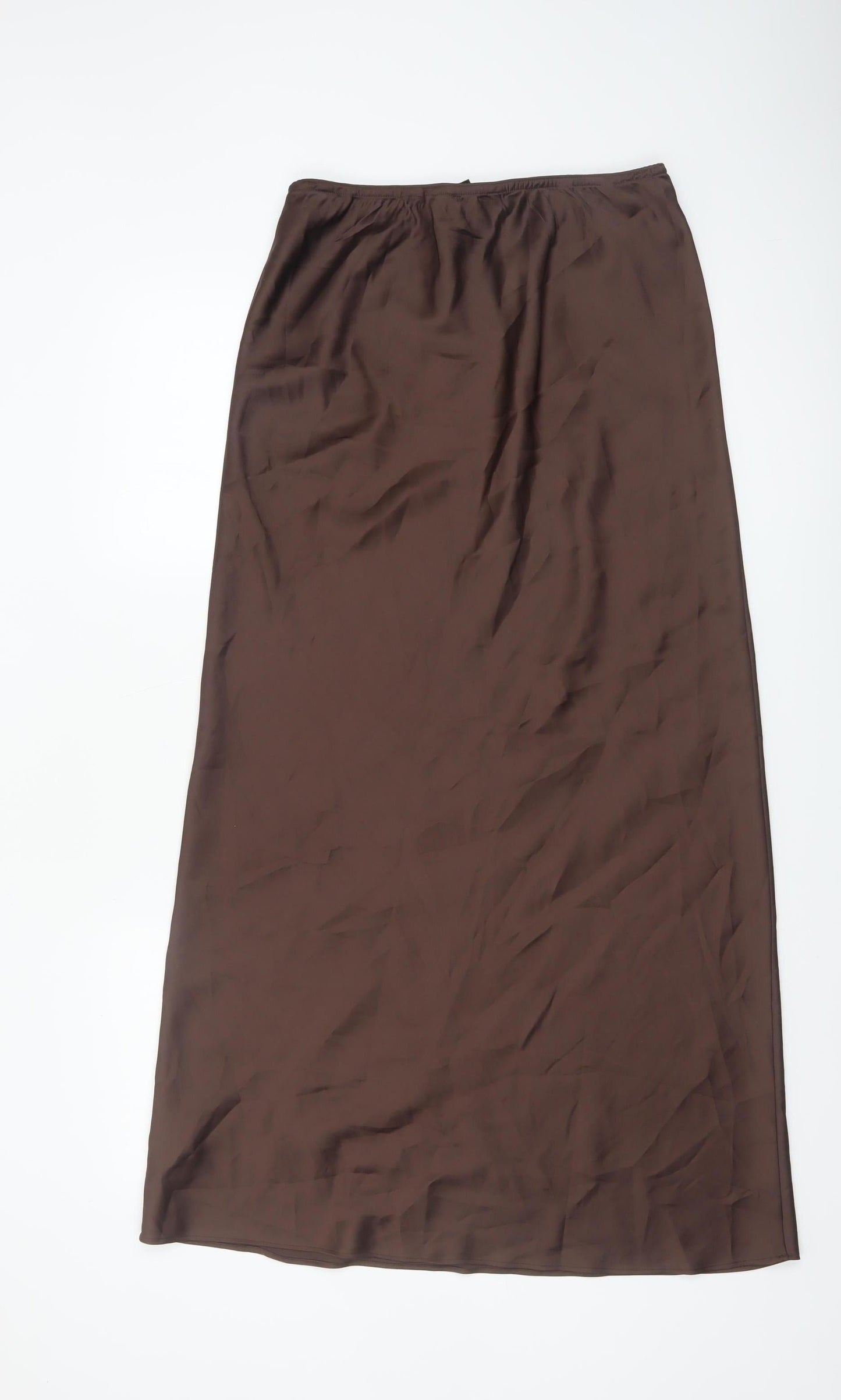 Wednesday's Girl Women's Brown Size 12 Midi Straight Skirt