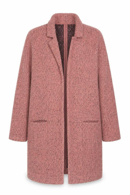 Next Womens Pink Coatigan Size 10 Regular Mid-Length Overcoat