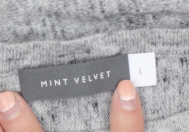 Mint Velvet Women's Grey Crew Neck Pullover Jumper Size L