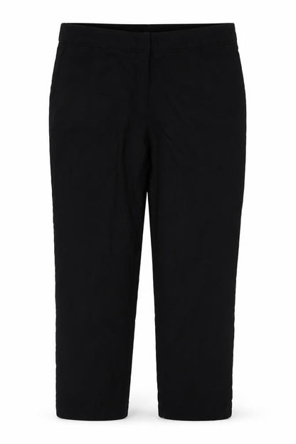 Oasis Women’s Black Slim Fit Cropped Trousers Size 14