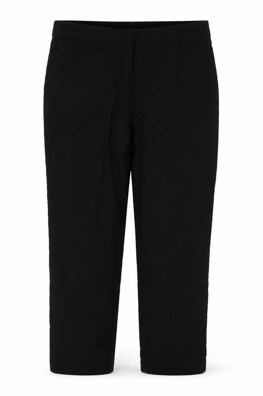 Oasis Women’s Black Slim Fit Cropped Trousers Size 14