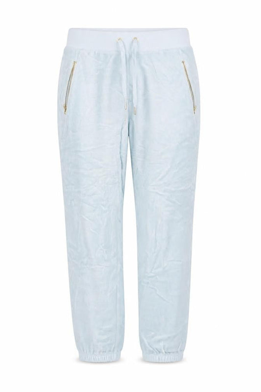 Juicy Couture Women's Blue Velour Jogger Trousers XS