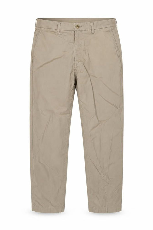 Marks and Spencer Men Beige Chino Trousers 32W 29L Regular Fit